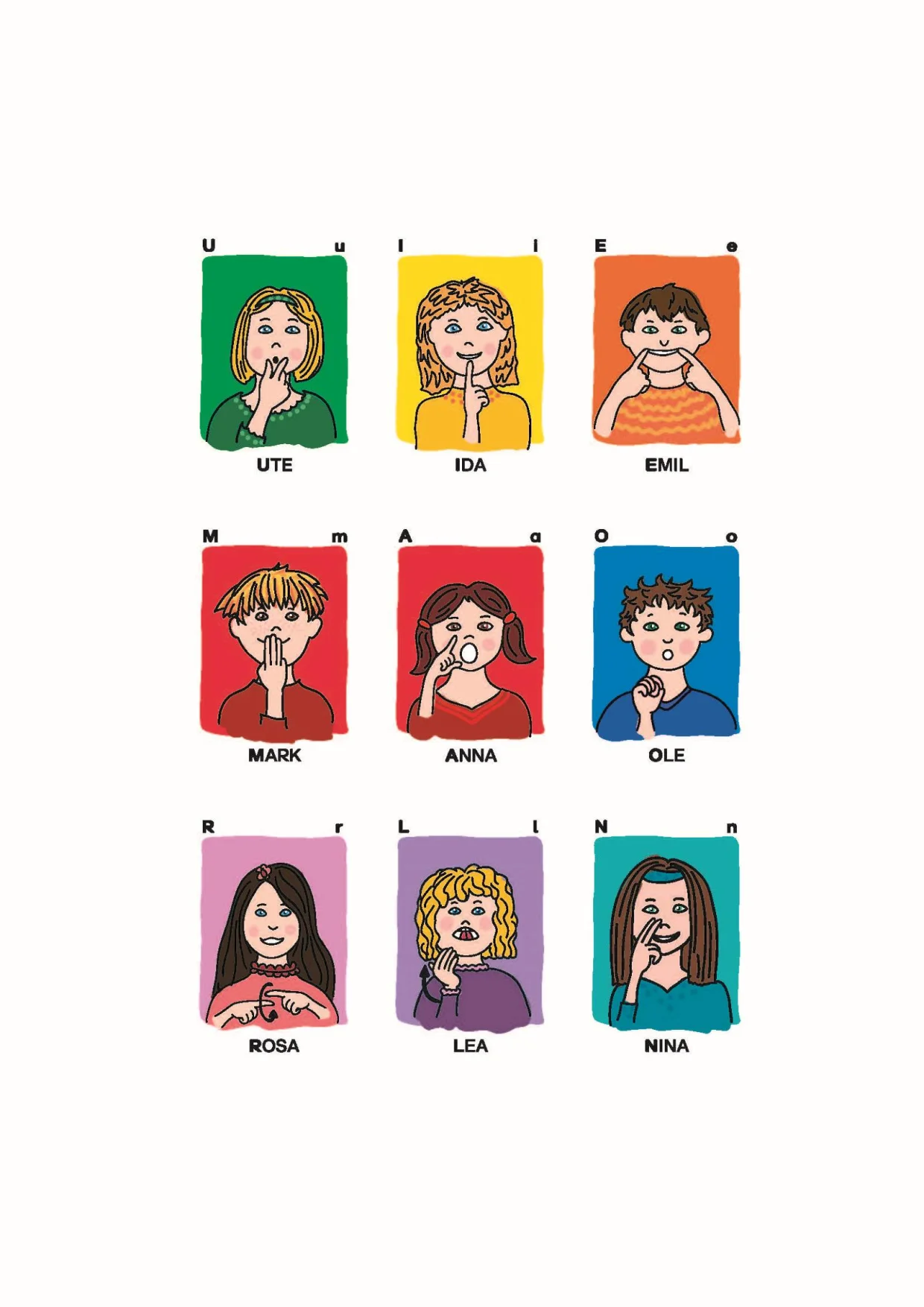 Maja Ullrich von Logotrain erstellt mit Isolde Wurzer für den Logofin-Verlag die Lautgesten-Lesemappe Maja Ullrich von Logotrain erstellt mit Isolde Wurzer für den Logofin-Verlag die Lautgesten-Lesemappe