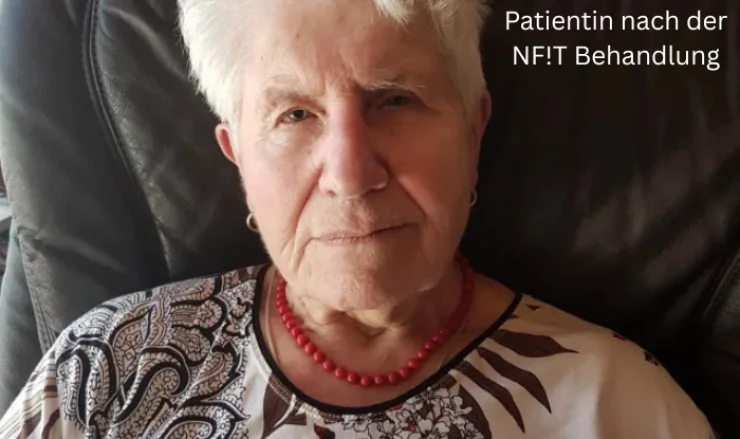 Patientin nach der NF!T Behandlung