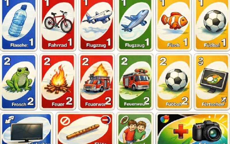 mit KI erstelltes Kartenspiel